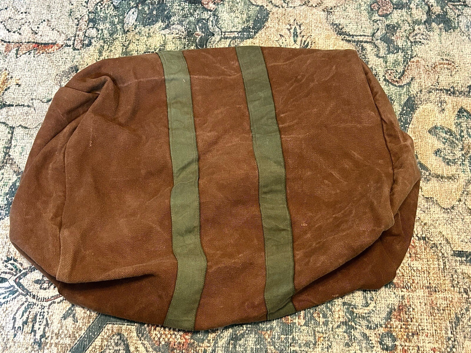 Escape From The Ordinary Heavy Canvas Duffle Bag Norm Thompson Portland OR