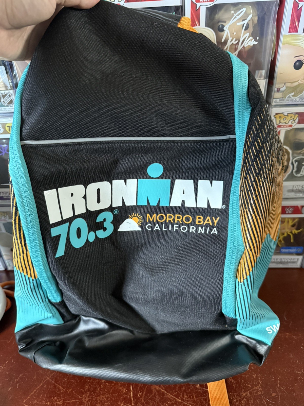 Ironman Marathon Morro Bay CA Full Size Backpack – Unused with flaw