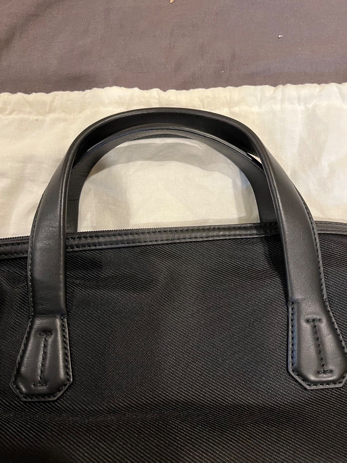 Bally Weekender Travel Top Handle Shoulder Bag Black Duffel