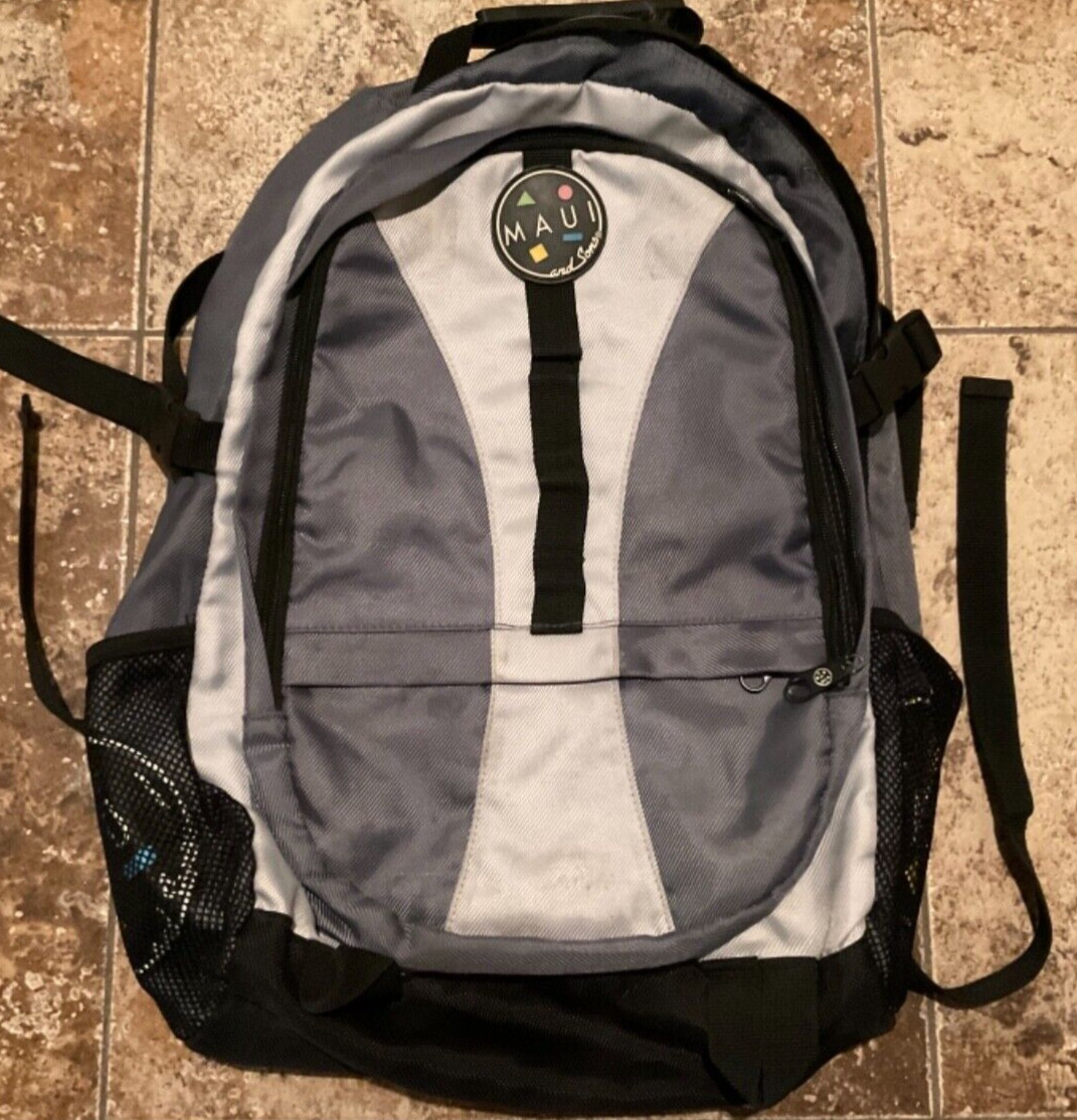 MAUI & SONS BACKPACK LAPTOP PADDED STORAGE PREOWNED