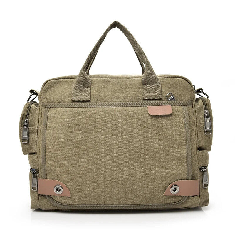 Men’s Crossbody Bag Canvas Shoulder Bag Travel Handbag Leisure Shoulder Bag