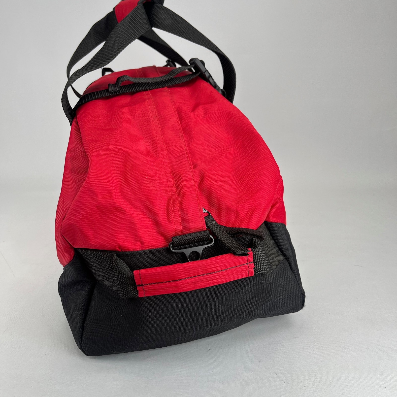 L.L. Bean Adventure Duffle Bag Large 24” Heavy Duty Nylon Red Outdoor Sport