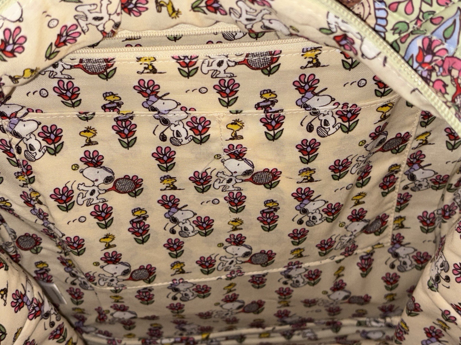 Vera Bradley Bancroft Backpack Bag Snoopy Country Club Peanuts Paisley