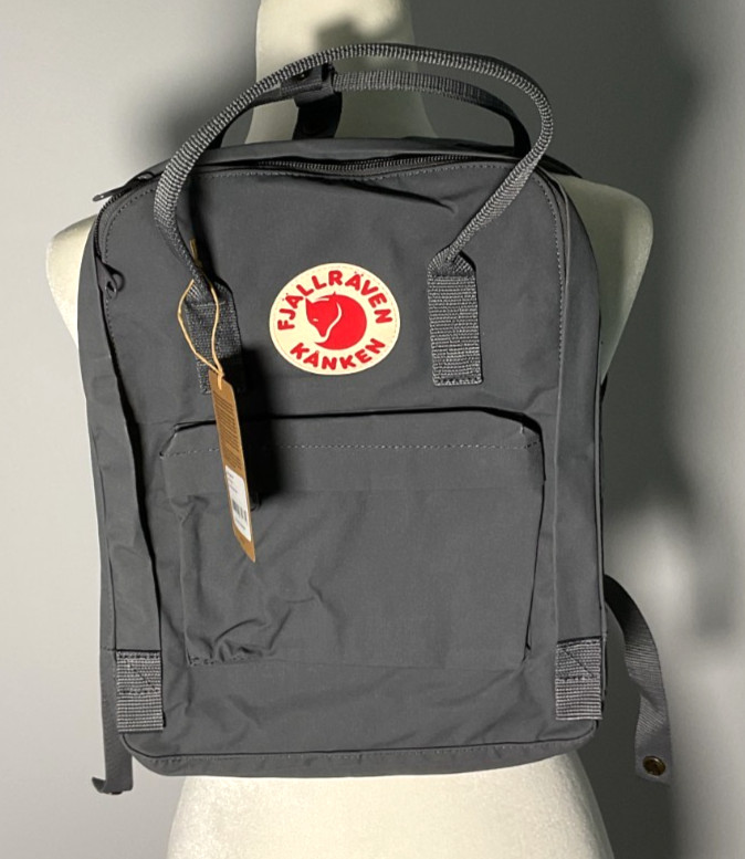 Fjallraven Kanken Laptop 13″ Super Grey Backpack NWT