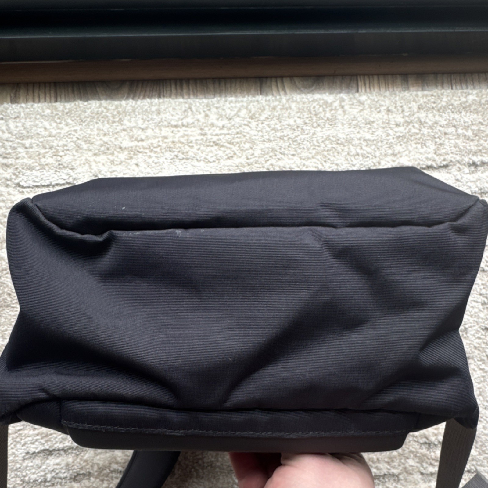 Bellroy Black Backpack for Men with Adjustable Strap and Pockets