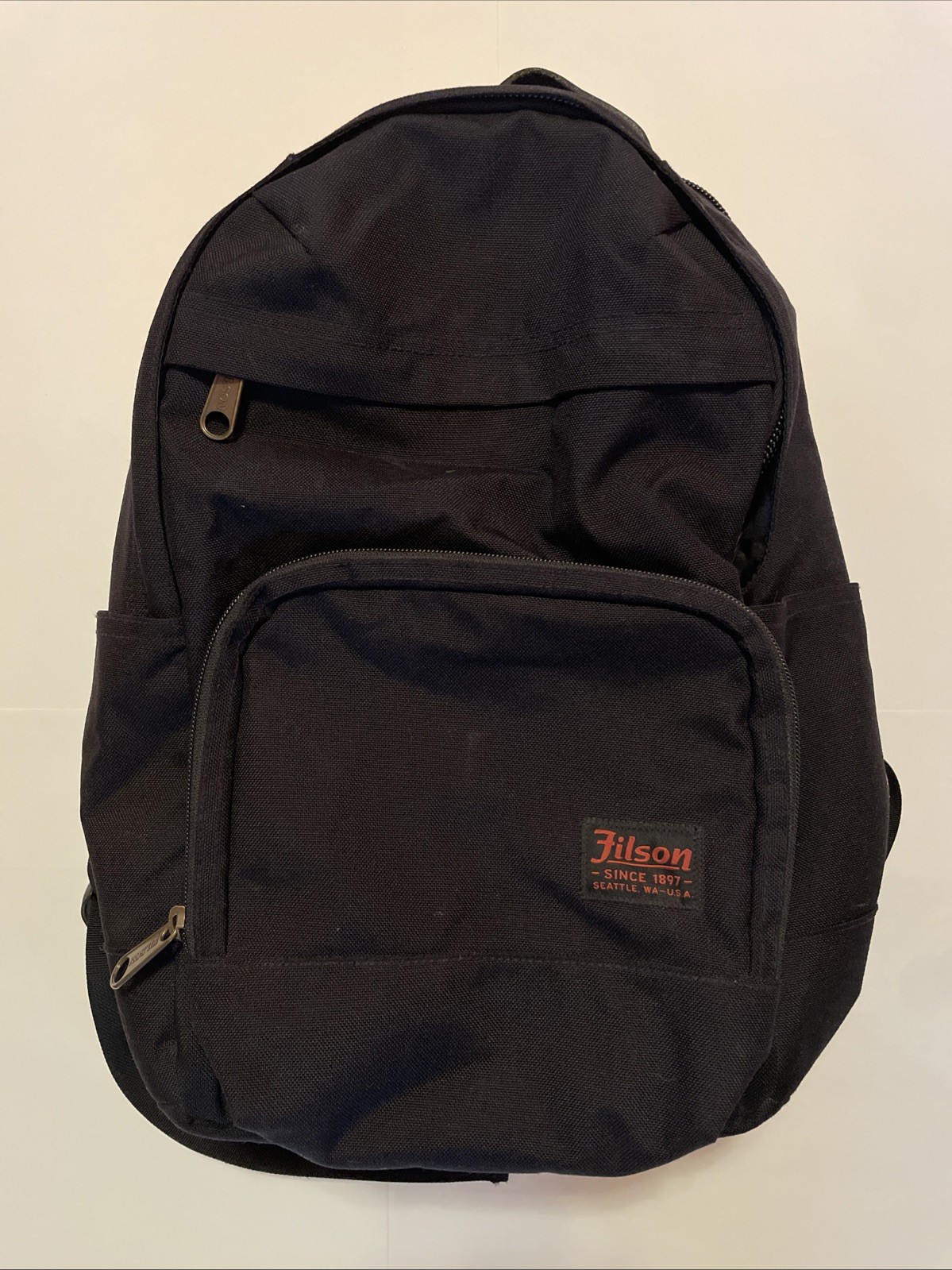 Filson Dryden Backpack Navy Blue Black Laptop Bag 1000D Ballistic Nylon 25.5 L