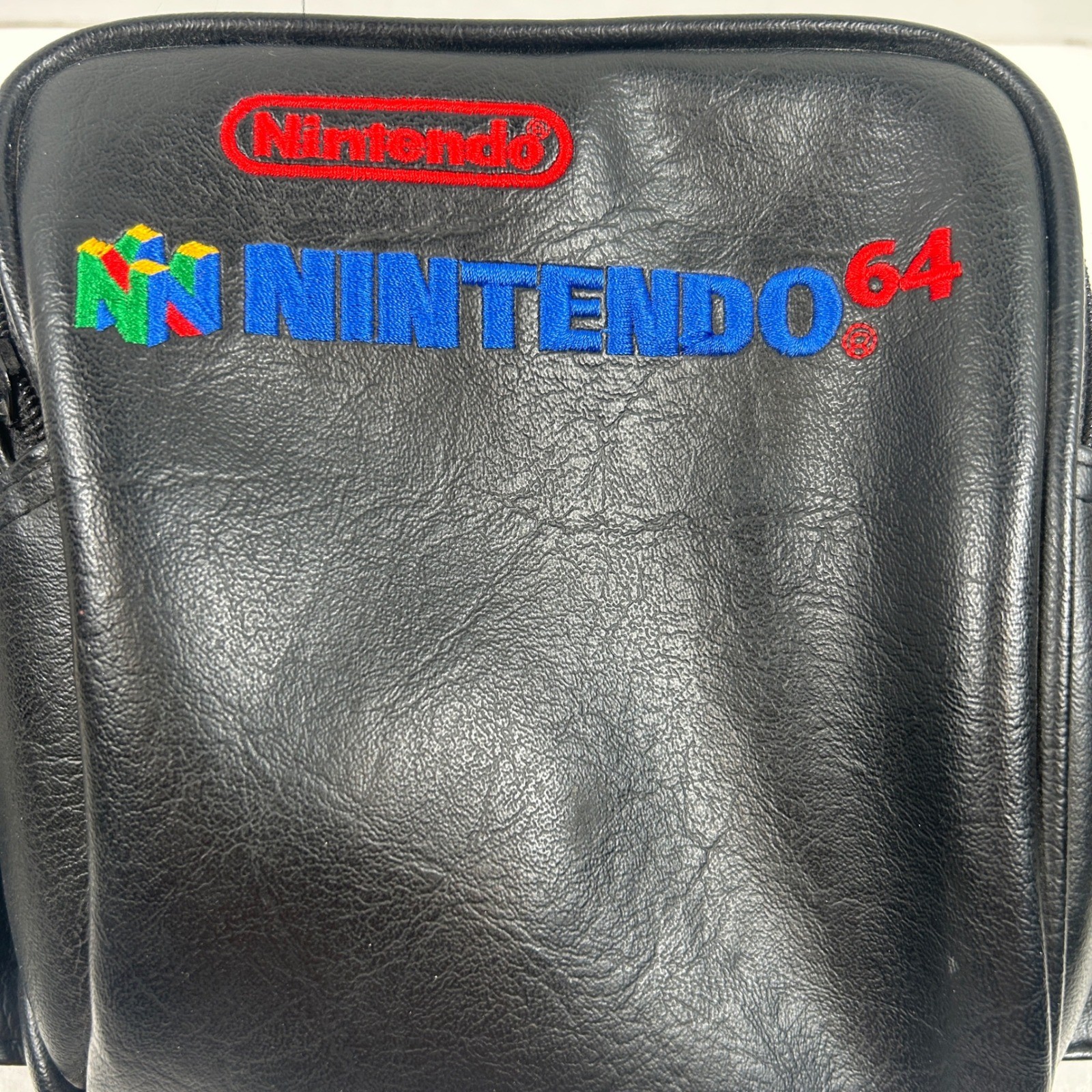 Vintage Nintendo 64 Fanny Pack Black Waist Bag Retro Gaming