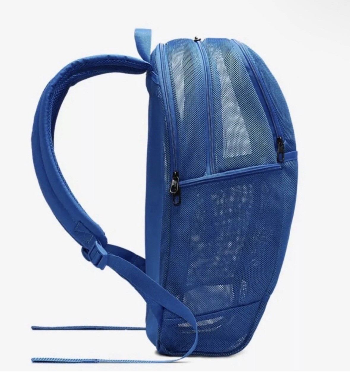 Nike Brasilia Medium Mesh Training Backpack, BA6050 480 Blue/White 26L