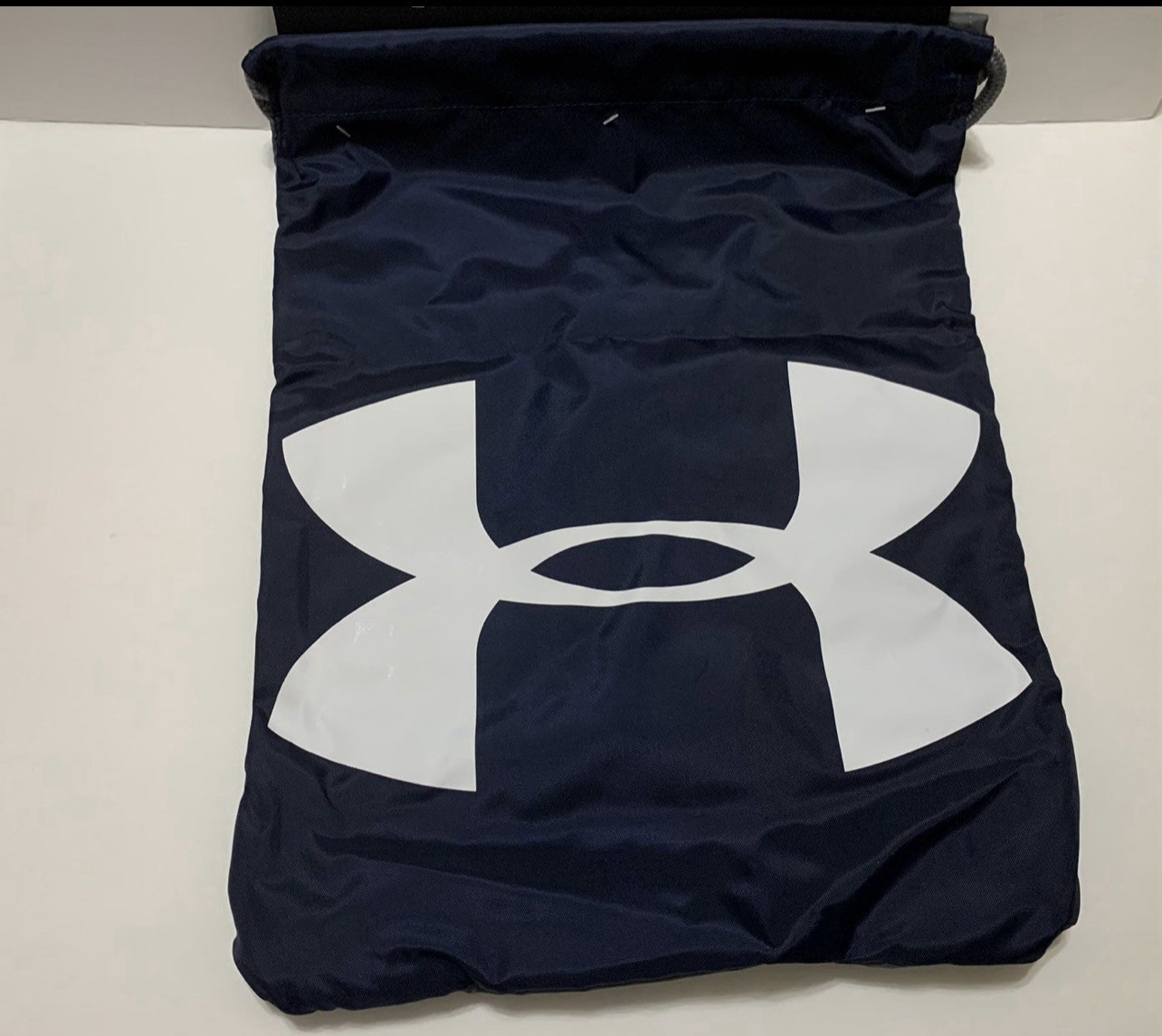 Under Armour Ozsee Sackpack Drawstring Backpack Sack Pack Gym Bag Navy/Steel