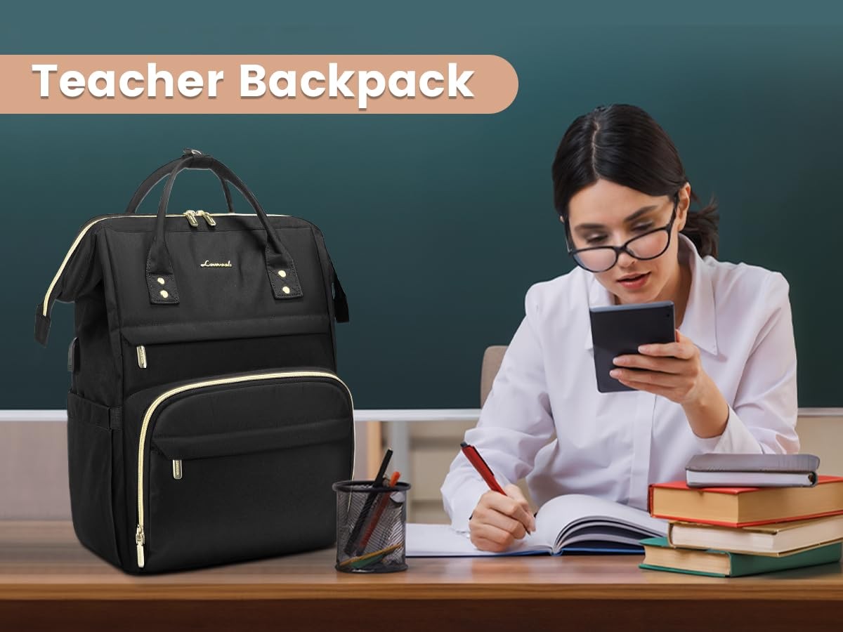 Laptop Backpack Women, 15.6 Inch Work Backpack Woman for Teacher Nurse Bags