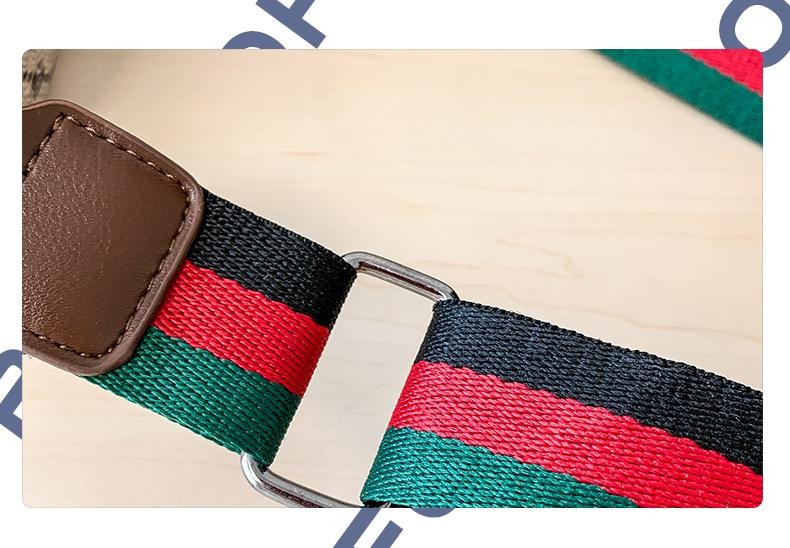 Casual Sling Bag Men PU Leather Messenger Crossbody Color Block Trendy Wide Stra