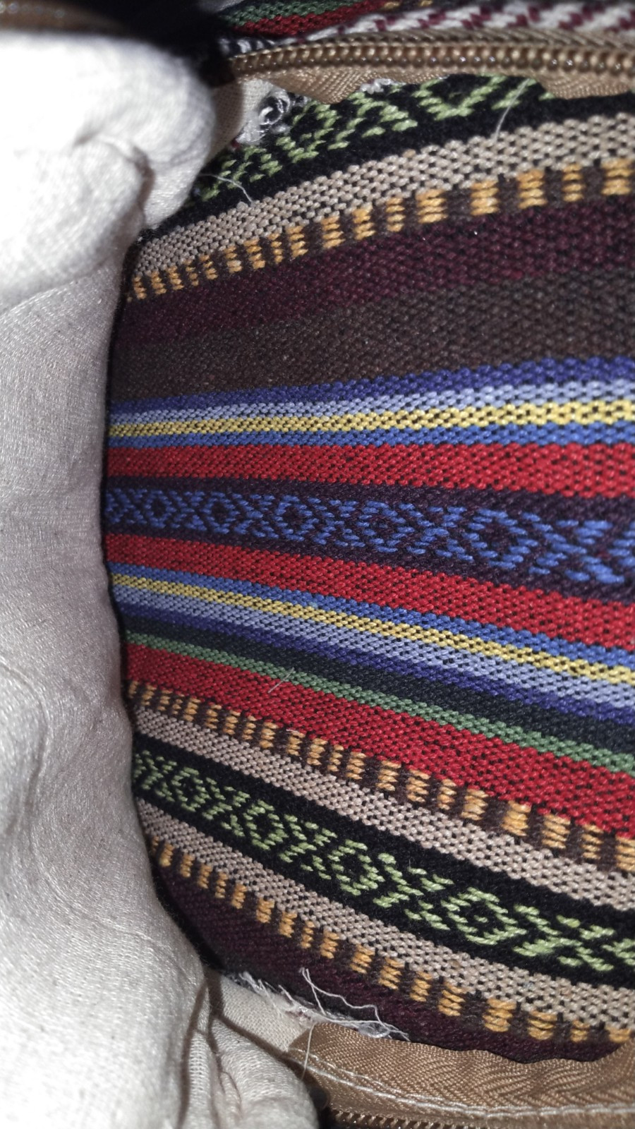 Hemp Backpack Travel Handmade Hippie Hemp School Bag Multicoloured Festival Fun