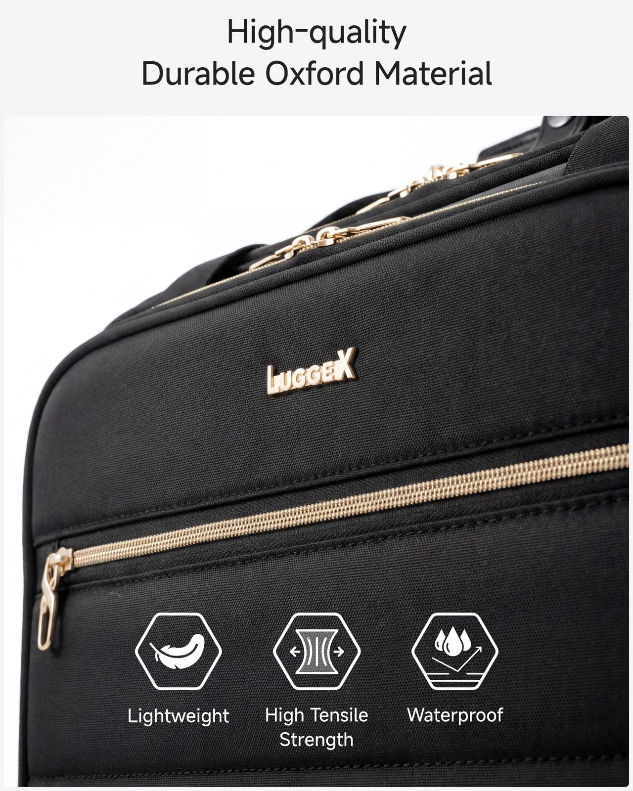 Rolling Laptop Bag with Wheels, 17.3″ Soft Sided Laptop Rolling Briefcase wit…