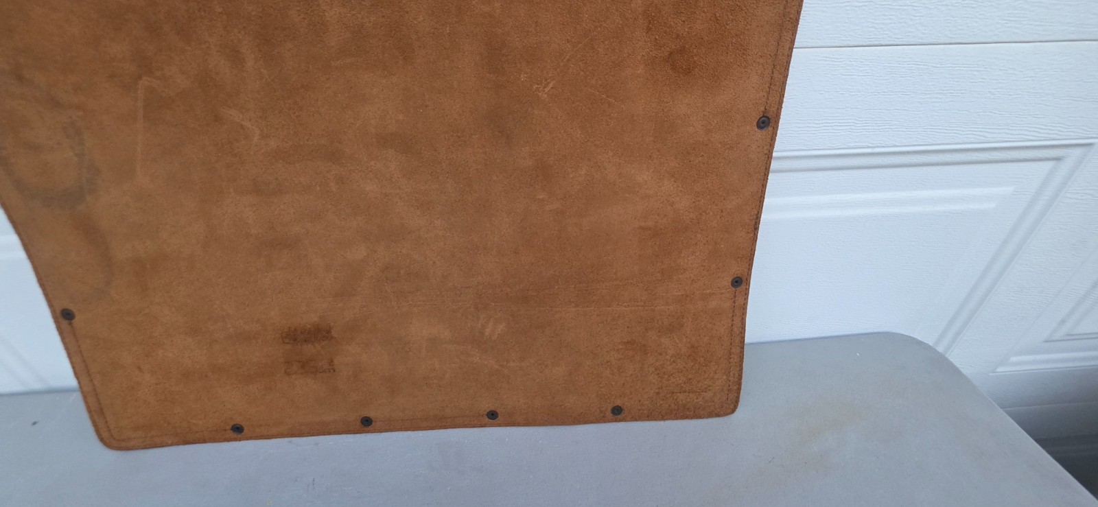 Saddleback Leather Dark Coffee Brown Large Desk Pad – Script Logo
