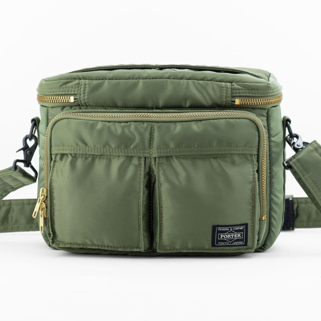 YOSHIDA Kaban Porter TANKER Camera Shoulder Bag Nylon Green 18cm x 25cm from JP