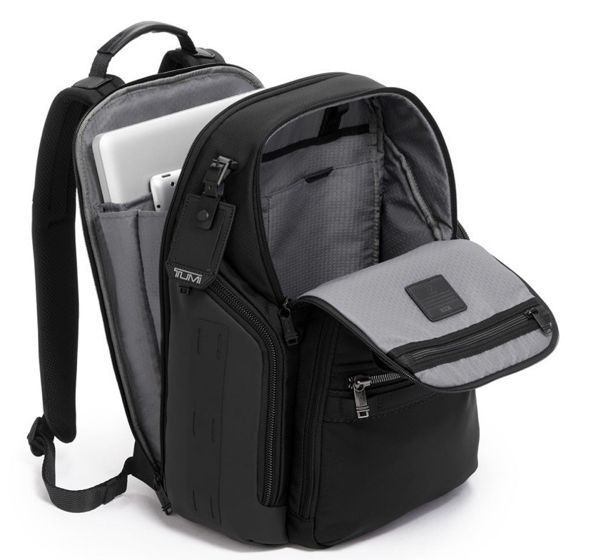TUMI ALPHA BRAVO SEARCH Backpack Nylon Black 232789D $650