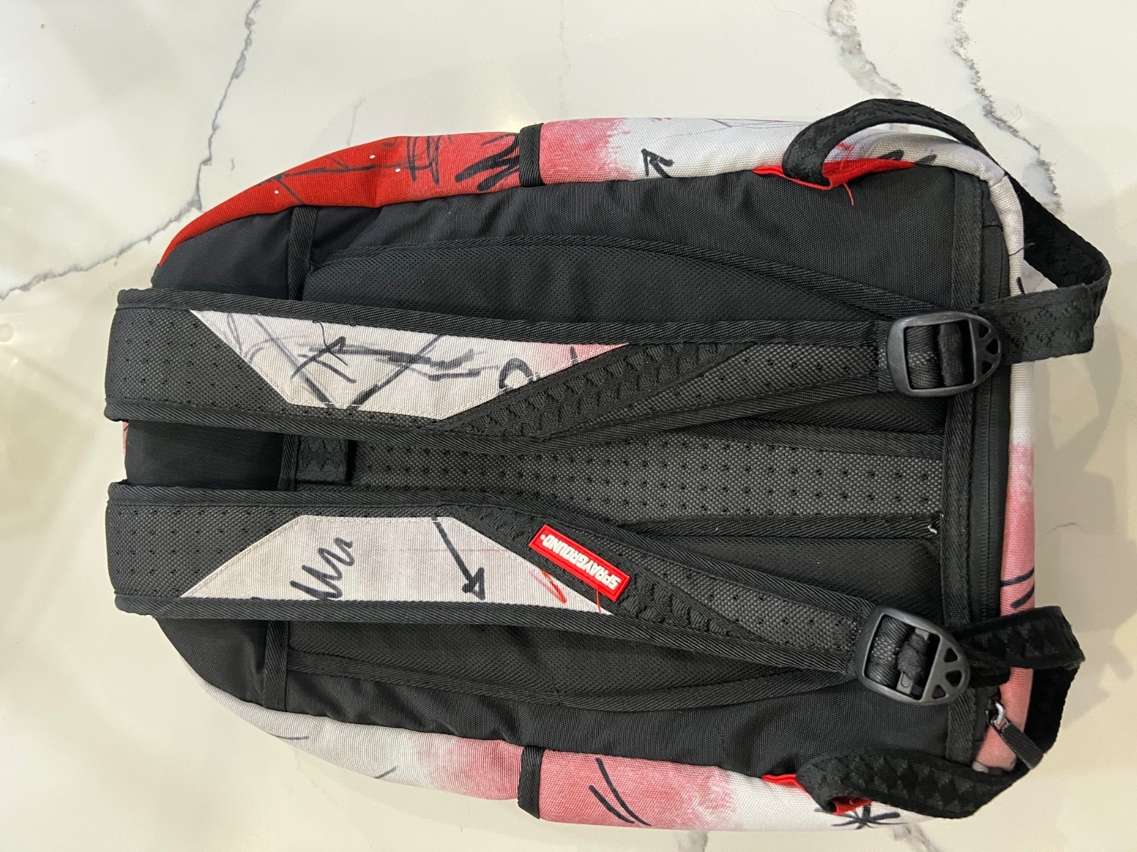 SPRAYGROUND RED MONEY BEAR BACKPACK – LIMITED EDITION