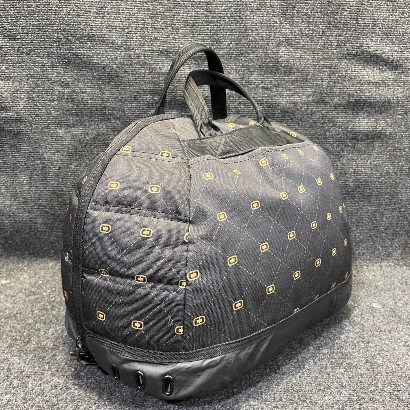 OGIO Head Case Black/Gold Motorcycle Helmet Quilted Padded Storage Travel Bag
