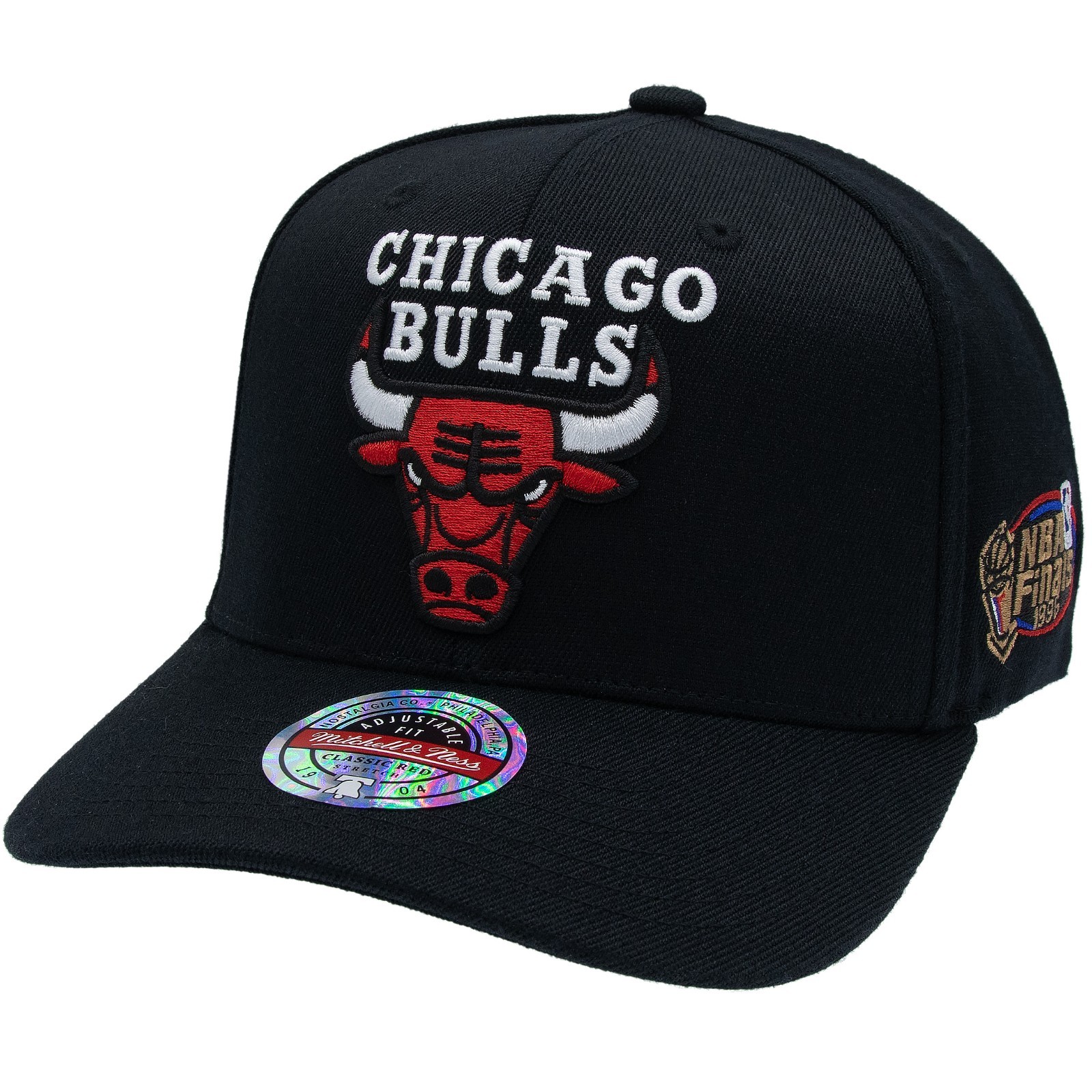 Mitchell & Ness NBA Team Logo SP Classic Red Chicago Bulls Black New