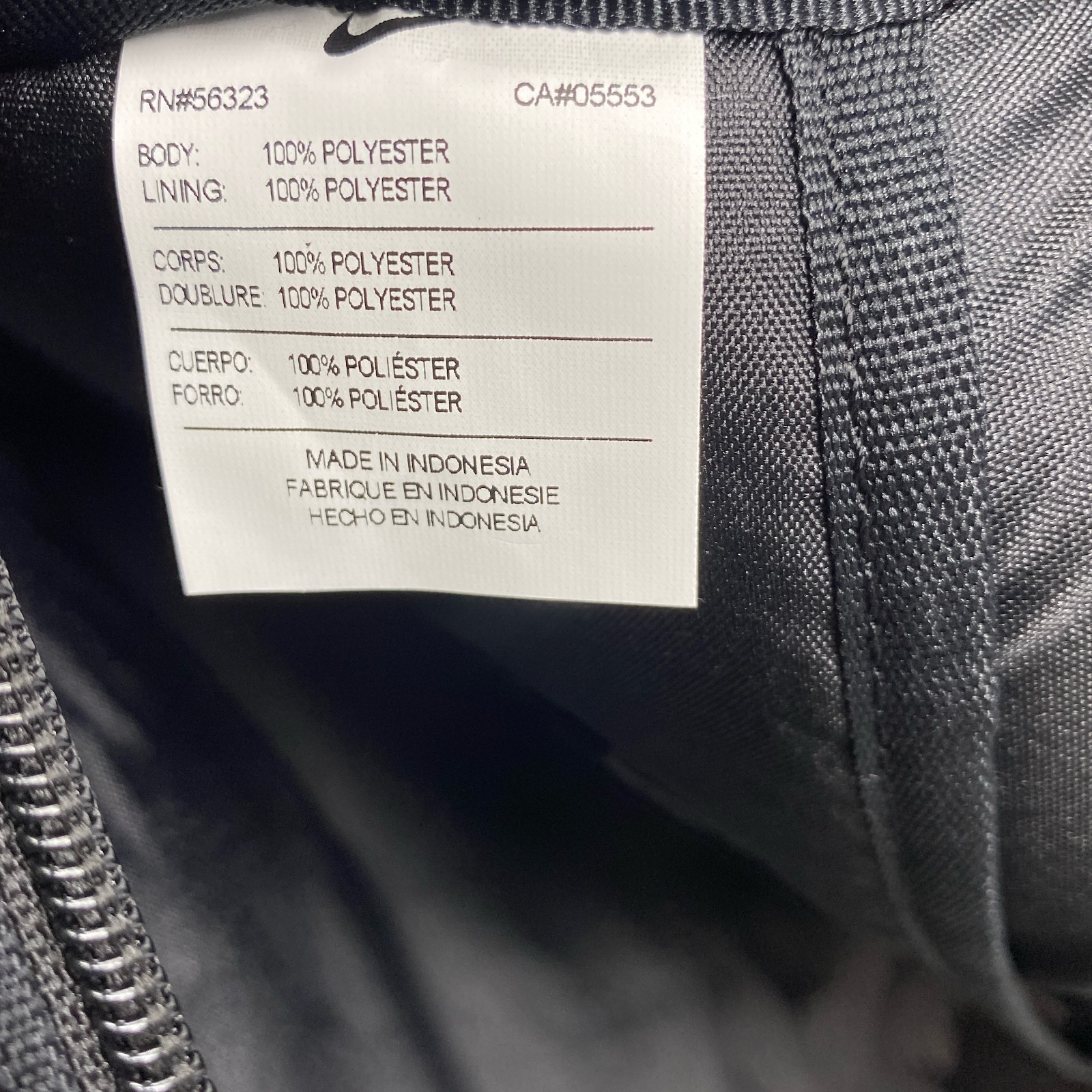 Nike Brasilia 9.5 Training Backpack Black/White Medium 24L