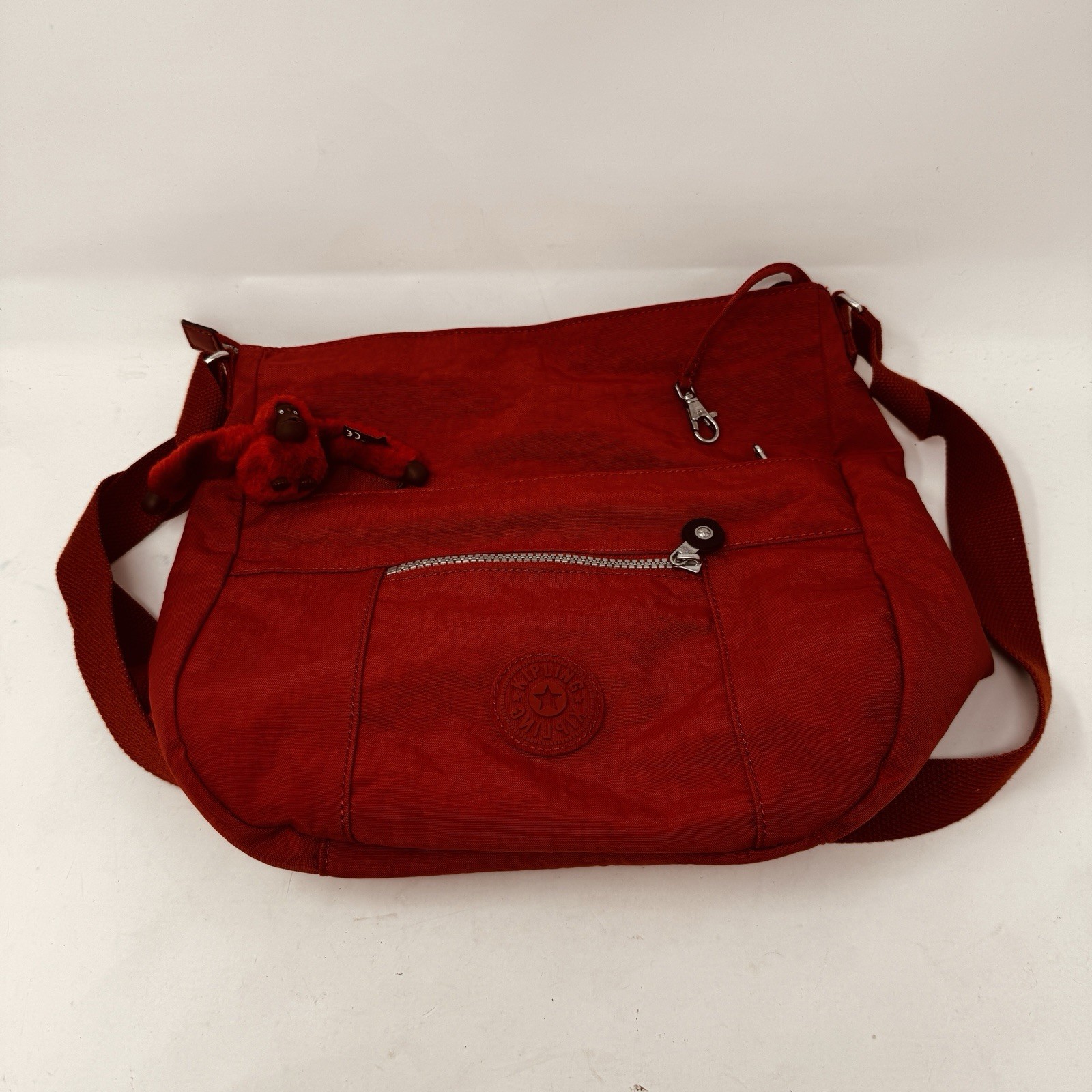 KIPLING HB6799-5RR BAILEY RED DURABLE MULTI USE CROSSBODY BAG