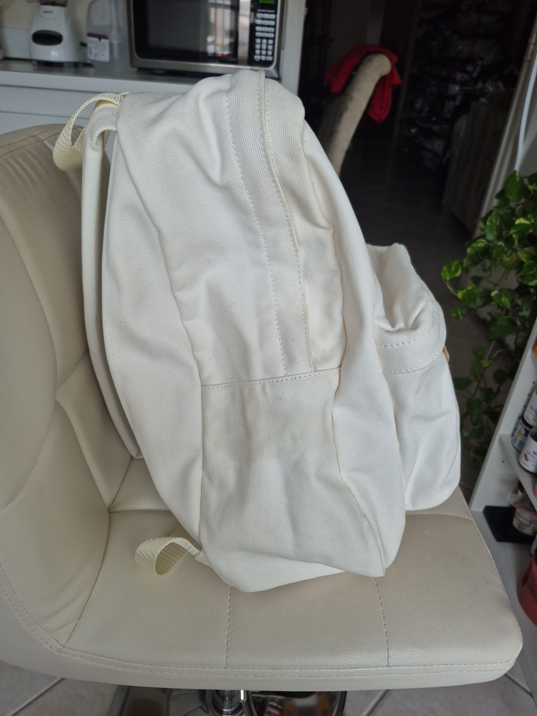Supreme Canvas Backpack White Box Logo FW20 2020
