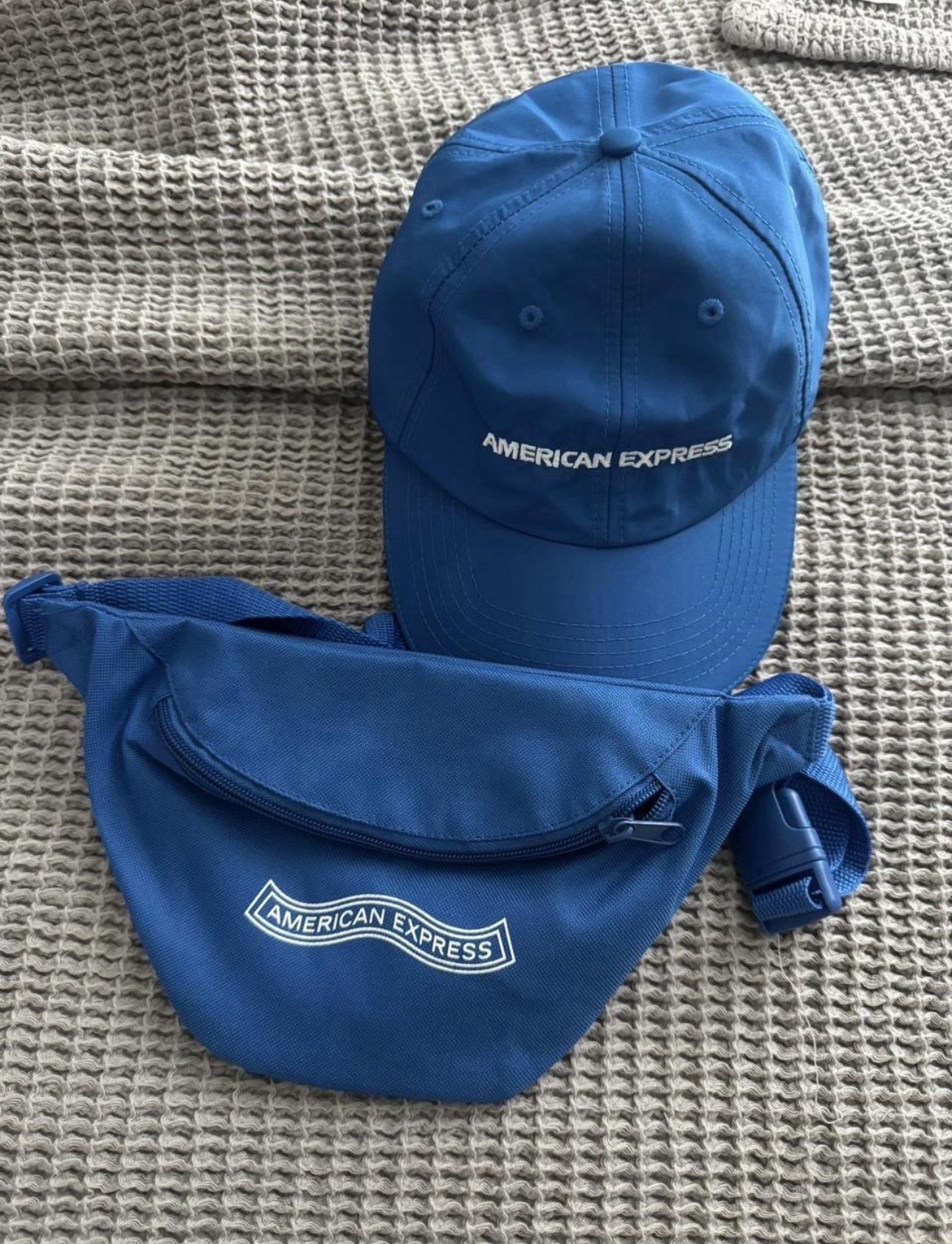 American Express Cap And Fanny Pack