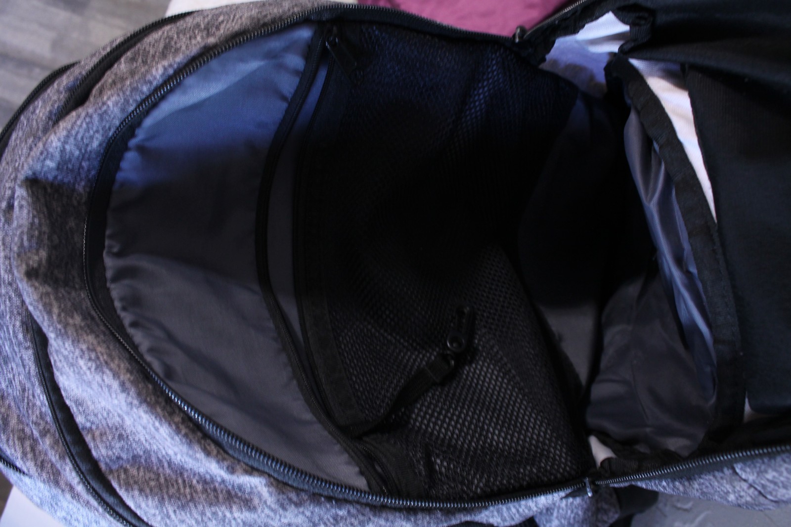 Adidas Backpack Heathered Gray LoadSpring School Gym Travel Book Bag Casual