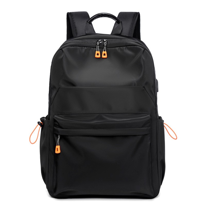 Waterproof Multi-Pocket Student Backpack Wear-Resistant Oxford Travel Daypack