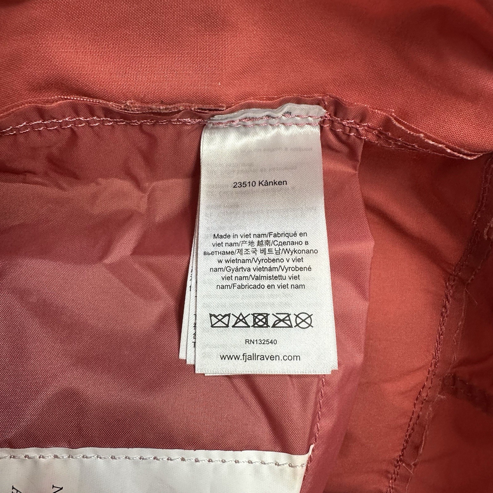 Fjallraven Kanken Classic Backpack Pink Style 23510 School Travel Carry On Bag
