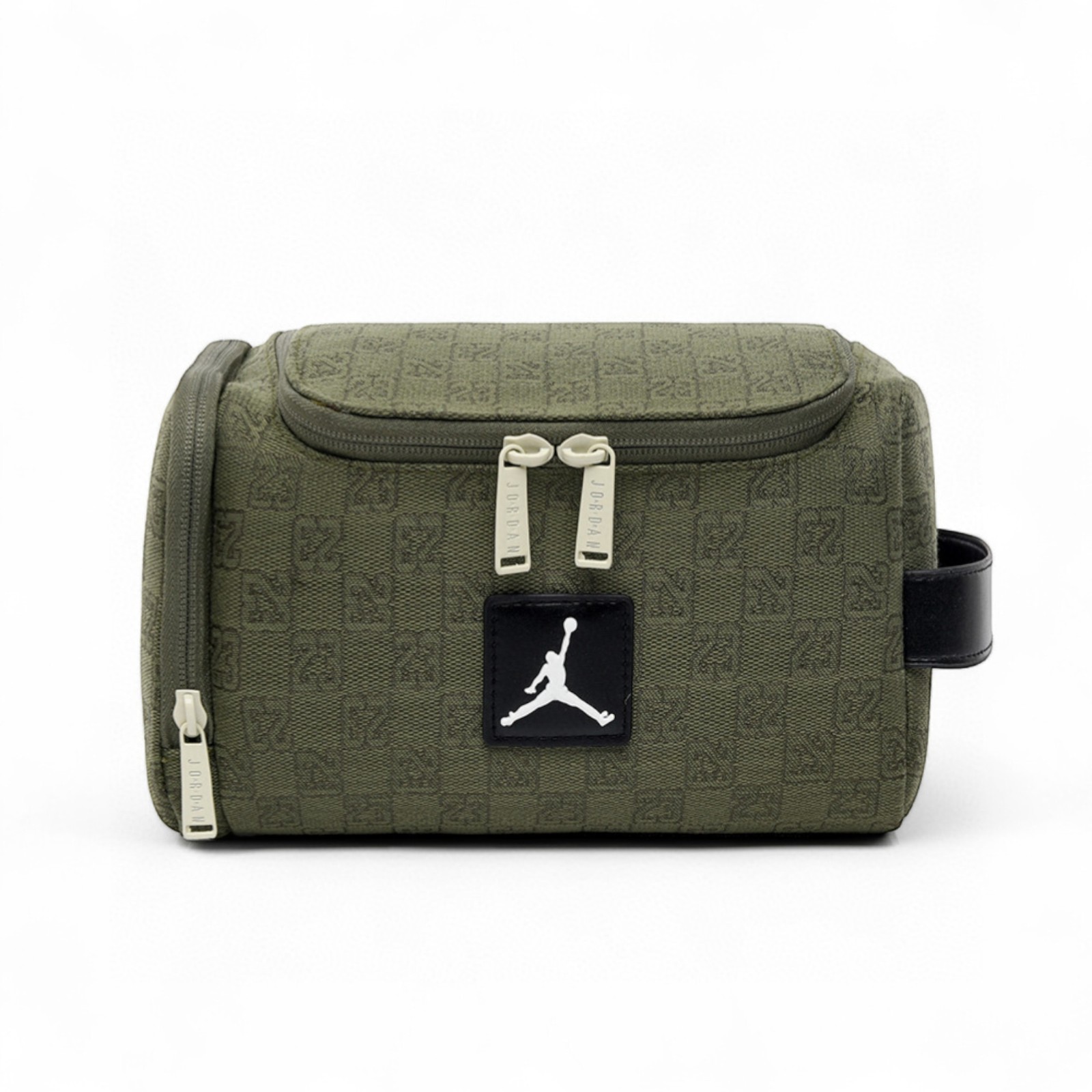 Air Jordan Monogram Logo Jacquard Dopp Kit 5.9L Luxury Travel Bag