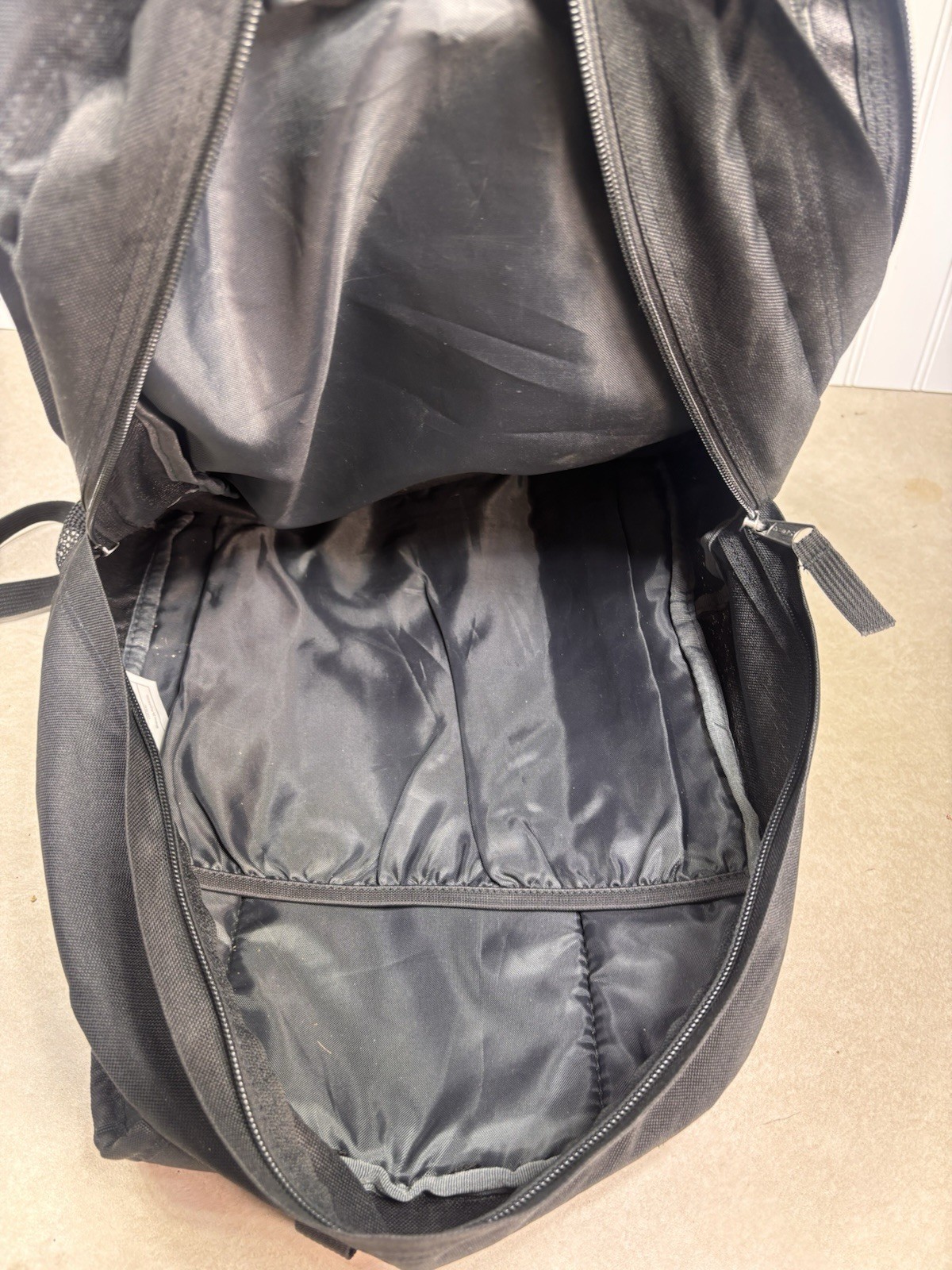 Trans By Jansport Backpack Blwck Multi Zip Bookbag School Sport Travel Bag
