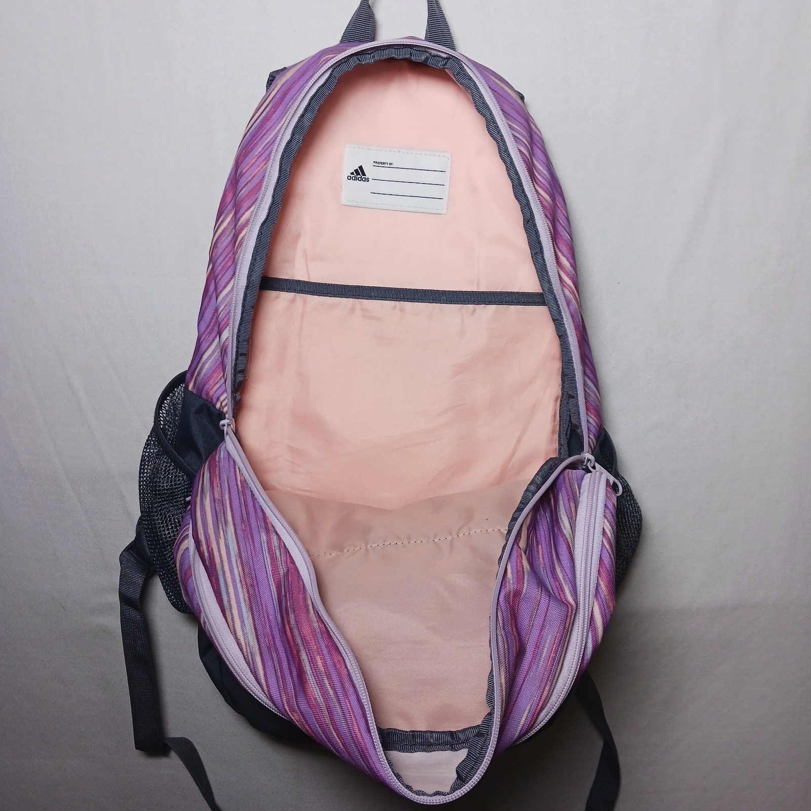 Adidas Foundation 6 Backpack Large Purple Pink Stripe Colorway 977615-AD 2020