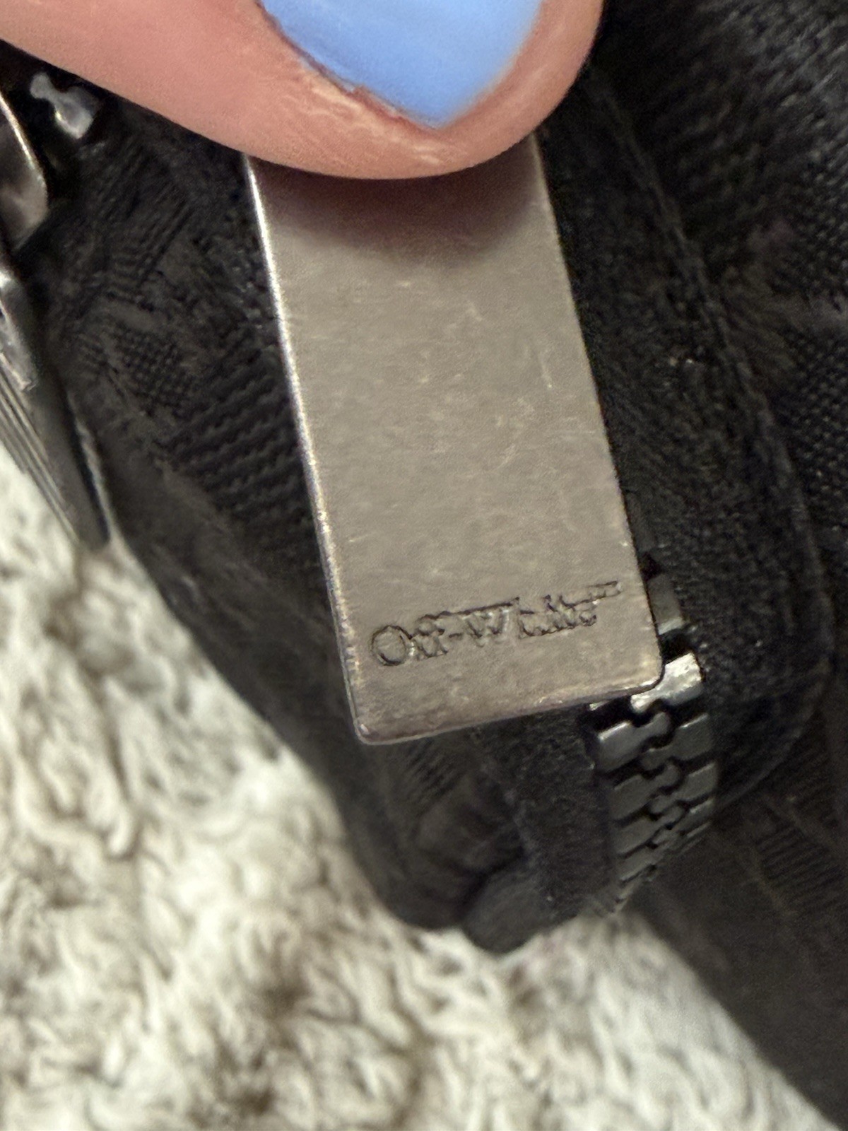 Off-White North/South Flight Multi Pocket Crossbody Bag
