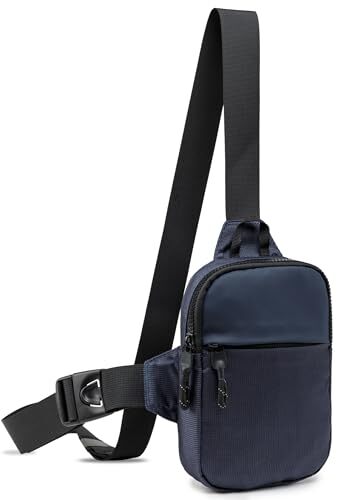 Mini Sling Bag for Women and Men, Small Crossbody Bag Casual Trendy Nave Blue