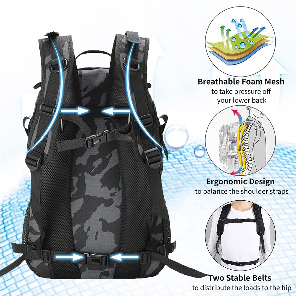 30L Tactical Backpack for College Students – Stylish & Functional Design