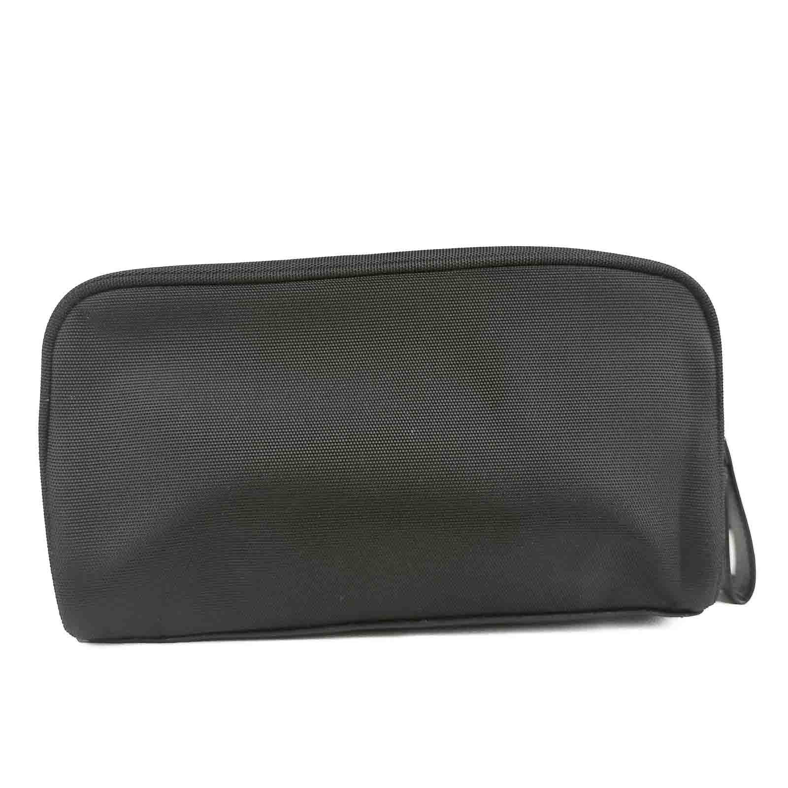 POLO Ralph Lauren Script Black Toiletry Kit Shaving Travel Bag Only RARE