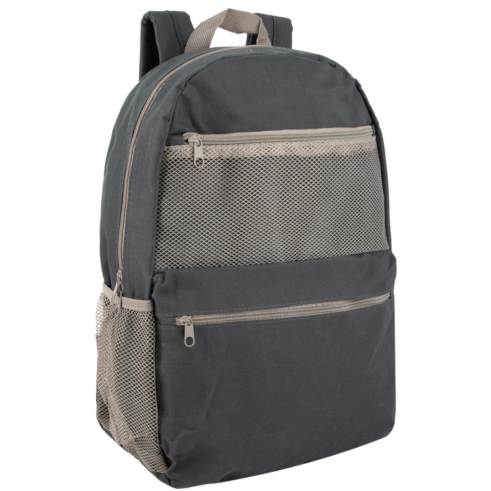17-inch Trailmaker Double Front Pocket Backpack with Side Mesh Pockets Pak 24