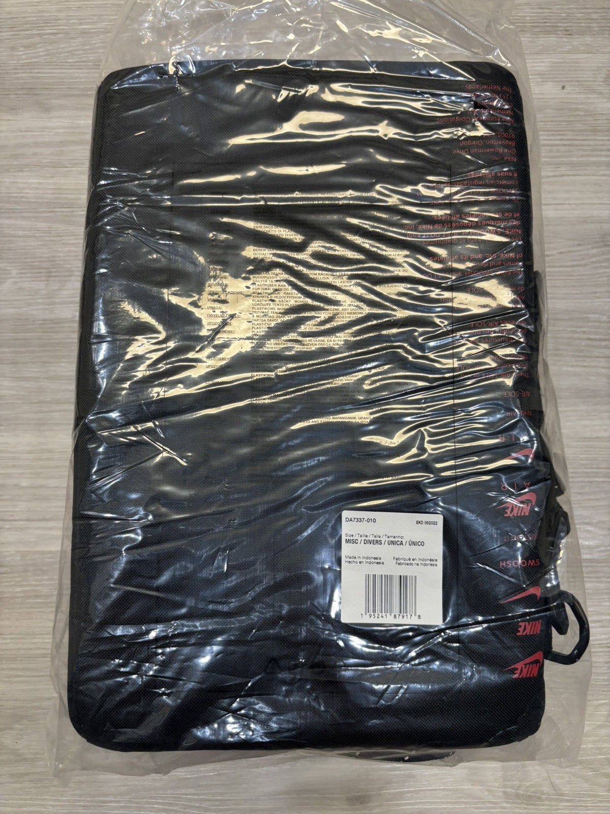 Nike x PRM Shoe Box Bag DA7337-010 Unisex Style Black and Red