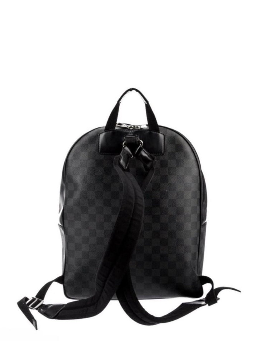 Louis Vuitton Damier Graphite Black Men’s Backpack Adjustable Strap Top Handle