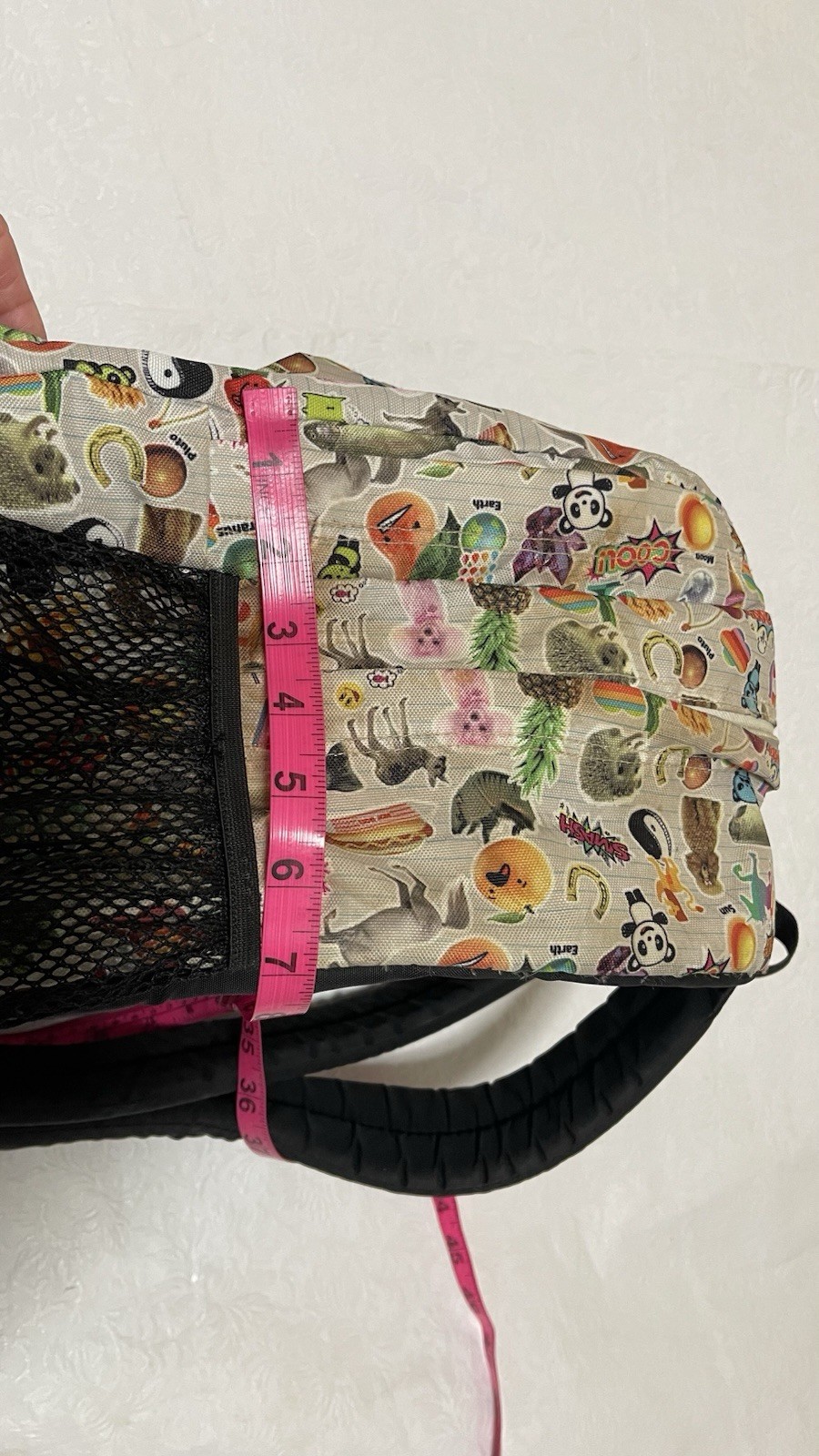 Limited Edition JanSport Superbreak Backpack Multi Stickers Student M46