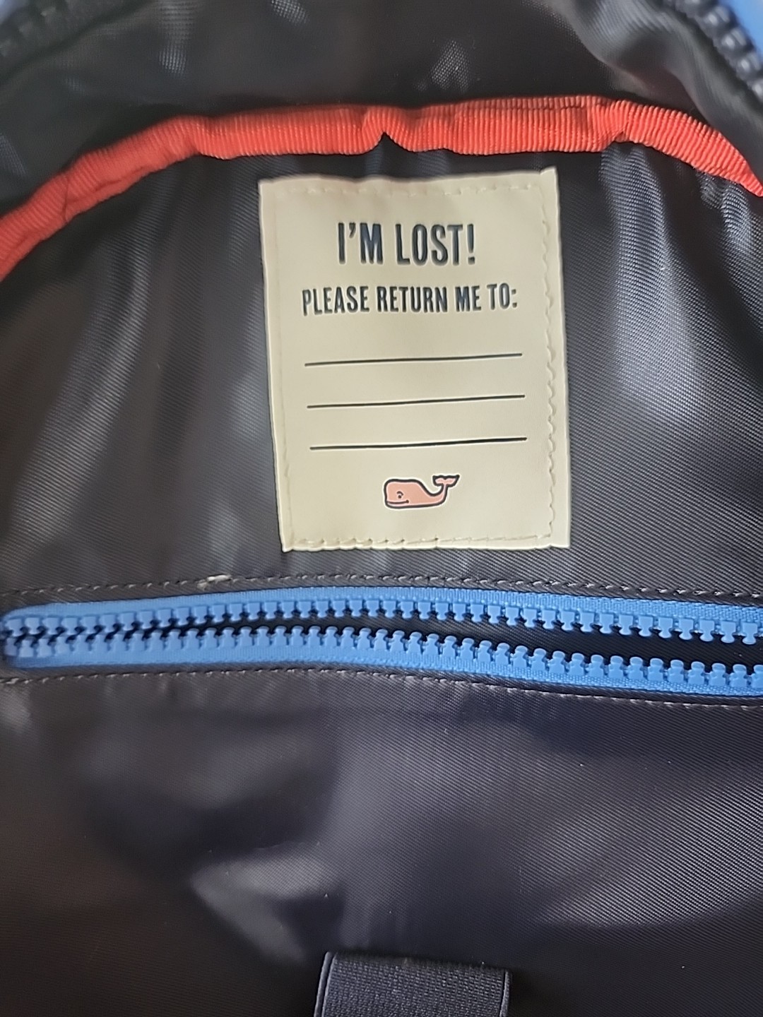 Vineyard Vines Tech Backpack Color Block Red Navy