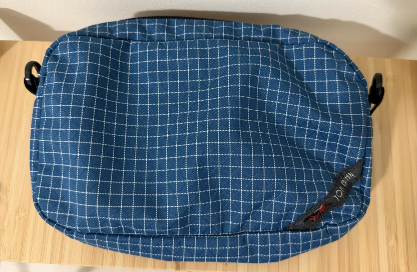 TOM BIHN All-Fabric 3D Organizer Cube ~ NWOT Fjord Blue
