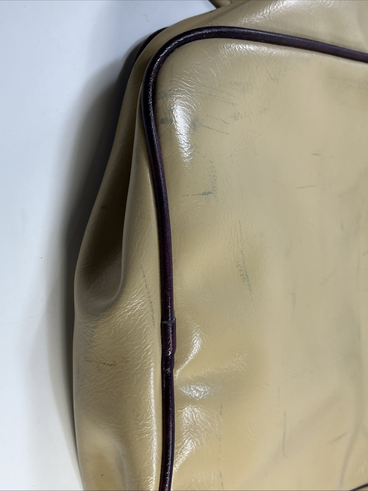 Astro Boy Backpack Vinyl Thailand used 14″ wear stains