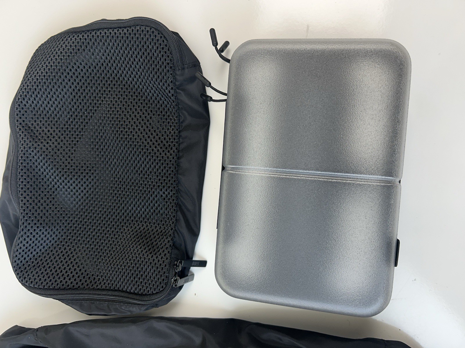 July Luggage Black 2 Packing Cubes & Tech Case