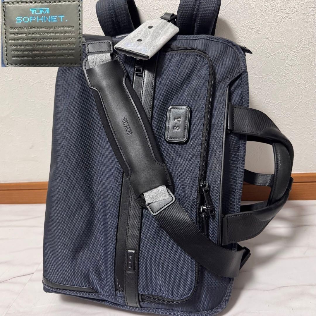 TUMI 2603182NVS3E Alpha 3 Slim 3Way Brief Navy SOPHNET Collaboration From Japan