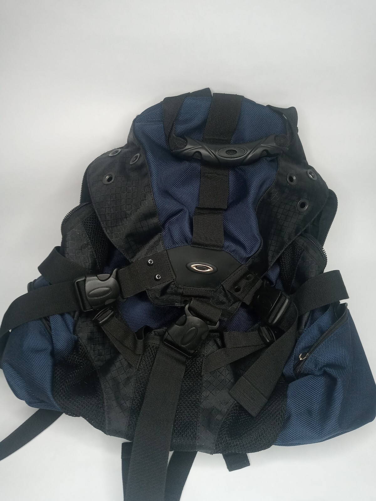 Oakley Icon Black blue Backpack Hiking Motorcycle tactical Rare