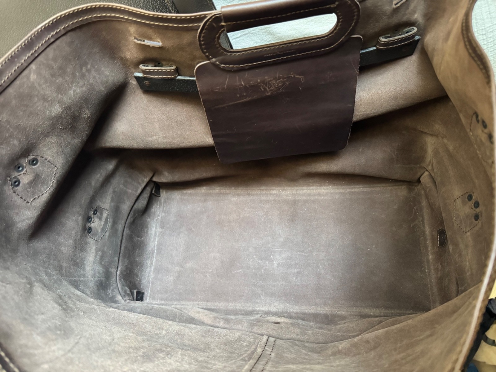 Saddleback Leather Waterbag (Duffle Bag) Dark Coffee Brown
