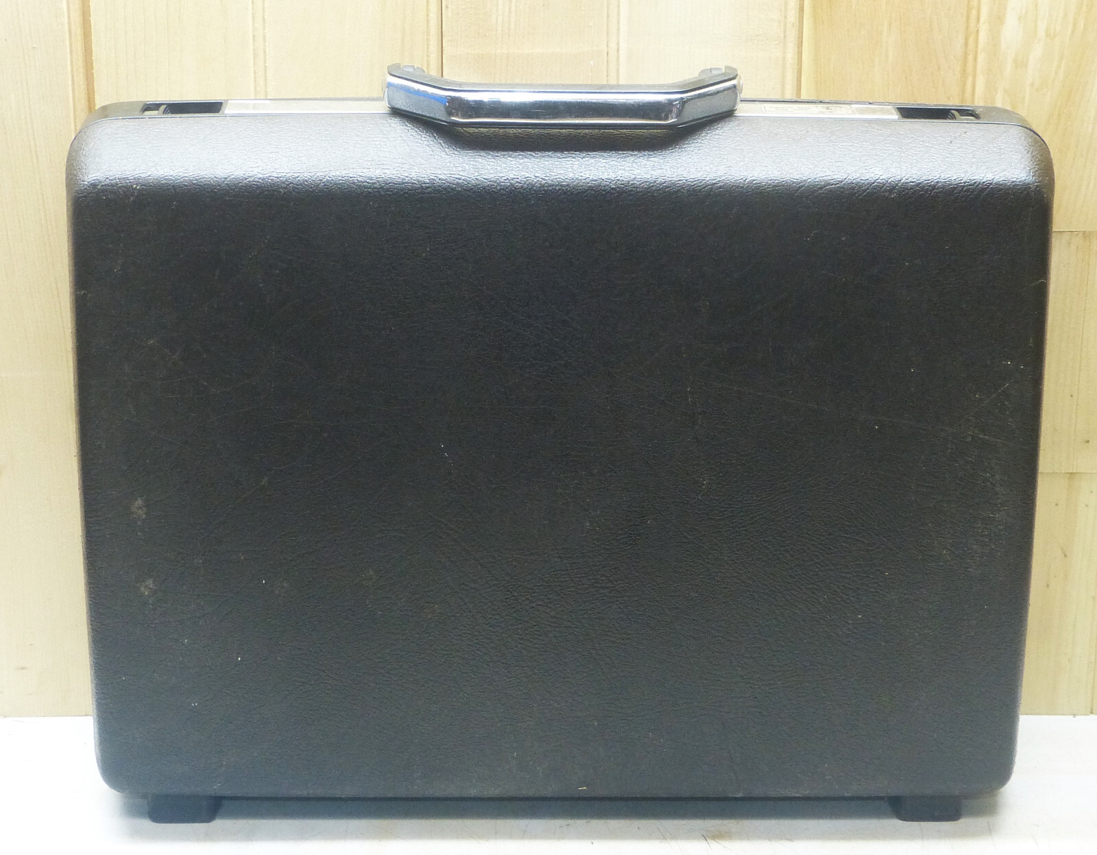 Samsonite Broker Brown Hard Shell Business Locking Briefcase No Key INV17621