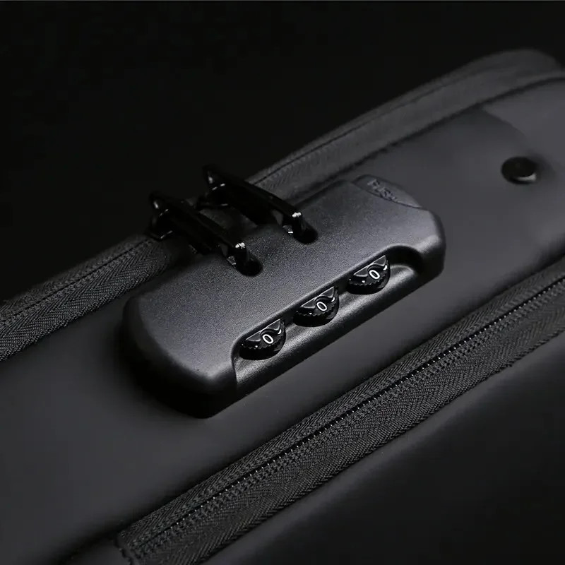Men Multifunction Anti Theft USB Shoulder Bag Man Crossbody Cross Body Travel.